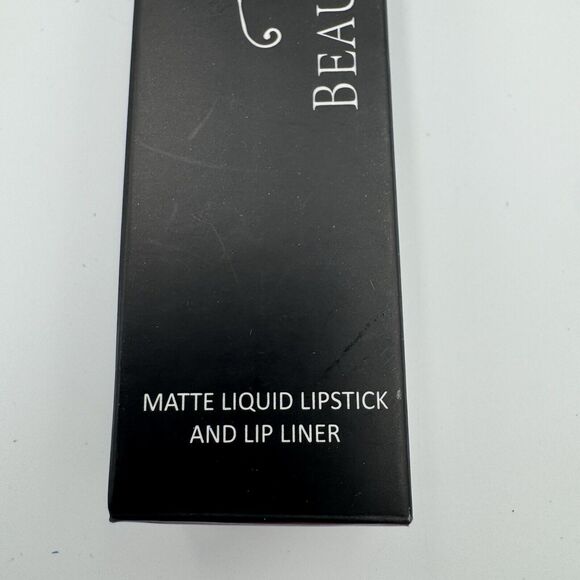 Beauty Vaulte Erupt Lip Set Liquid Matte Lipstick + Liner Natty Nat/Carmin New - Picture 5 of 7